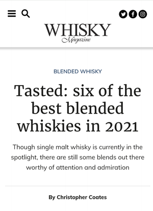 As seen in... Whisky Magazine!